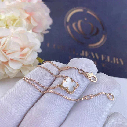 [Clover Jewelrys]CLOVER WHITE MOP SINGLE FLOWER BRACELET