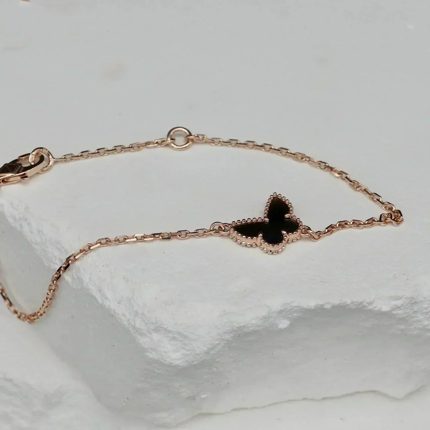 [Clover Jewelrys]BUTTERFLY ONYX  BUTTERFLY BRACELET