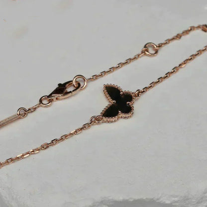 [Clover Jewelrys]BUTTERFLY ONYX  BUTTERFLY BRACELET