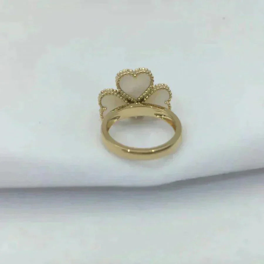 [Clover Jewelrys]SWEET CLOVER WHITE MOP RING