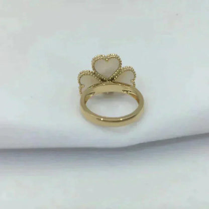 [Clover Jewelrys]SWEET CLOVER WHITE MOP RING