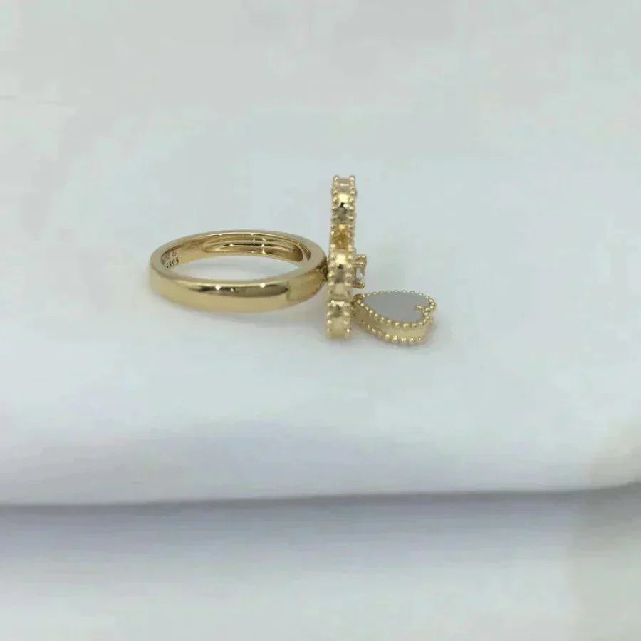 [Clover Jewelrys]SWEET CLOVER WHITE MOP RING