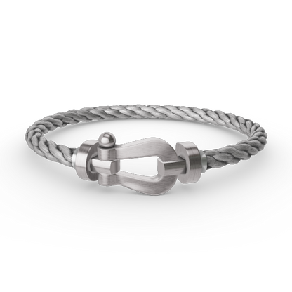 [Clover Jewelrys]FORCE LARGE HORSESHOE NO DIAMOND BRACELET SILVER