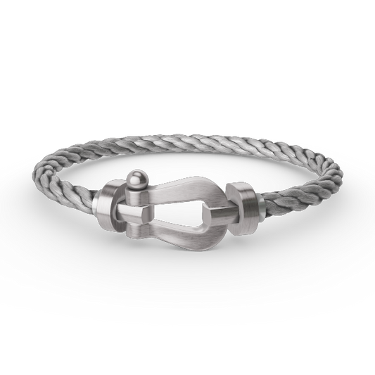 [Clover Jewelrys]FORCE LARGE HORSESHOE NO DIAMOND BRACELET SILVER