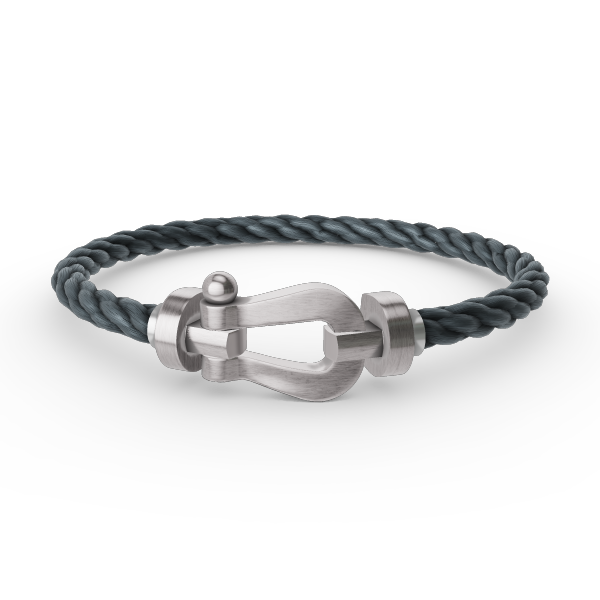 [Clover Jewelrys]FORCE LARGE HORSESHOE NO DIAMOND BRACELET SILVER