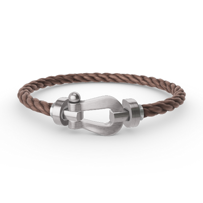 [Clover Jewelrys]FORCE LARGE HORSESHOE NO DIAMOND BRACELET SILVER