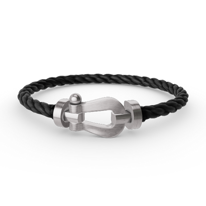 [Clover Jewelrys]FORCE LARGE HORSESHOE NO DIAMOND BRACELET SILVER