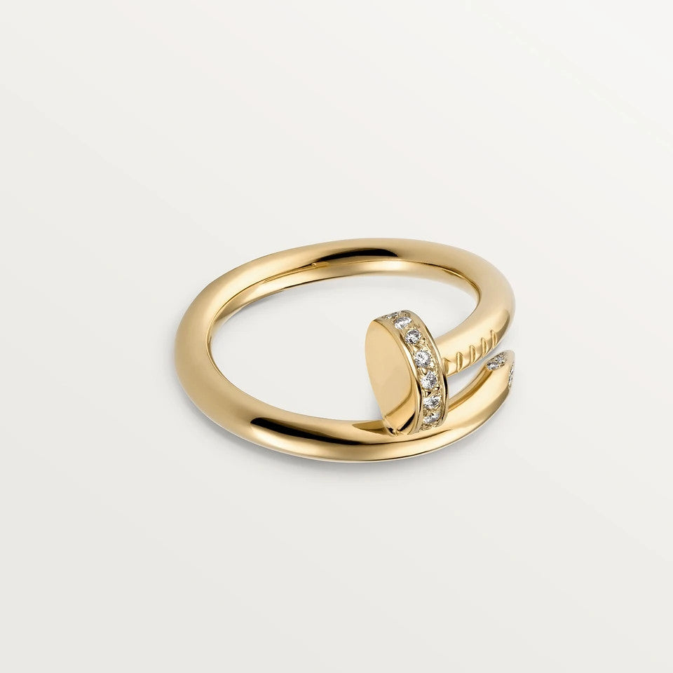 [Clover Jewelrys]JUSTE RING 2.65MM GOLD DIAMOND