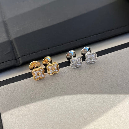 [Clover Jewelrys]CLOVER MINI DIAMOND STUD EARRINGS